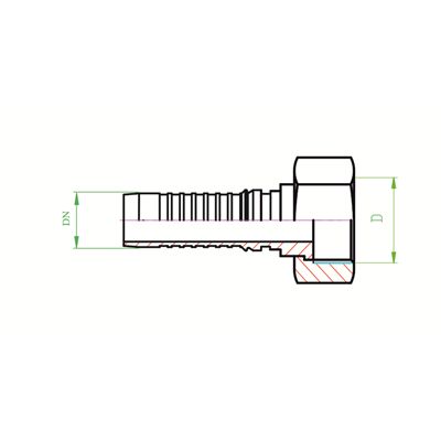 ORFS ( C60 / CUNF ) Priključci za visokotlačna hidraulička crijeva prema EN 856 4SH (INTERLOCK)